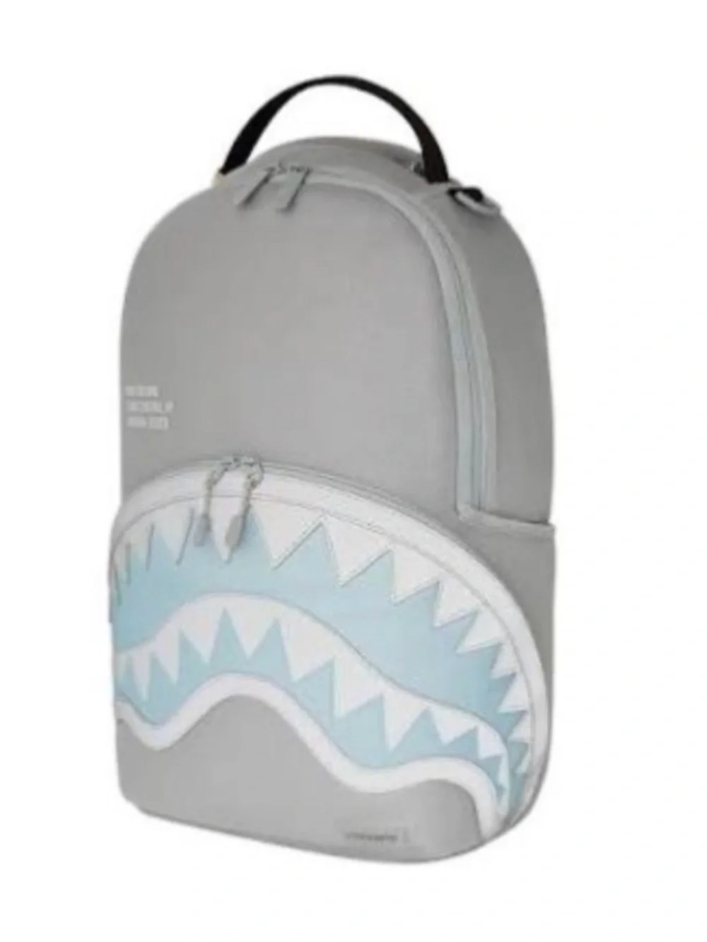 Sprayground Shark Central Midtown Ice Mesh Grey Teal Backpack Limited Edition